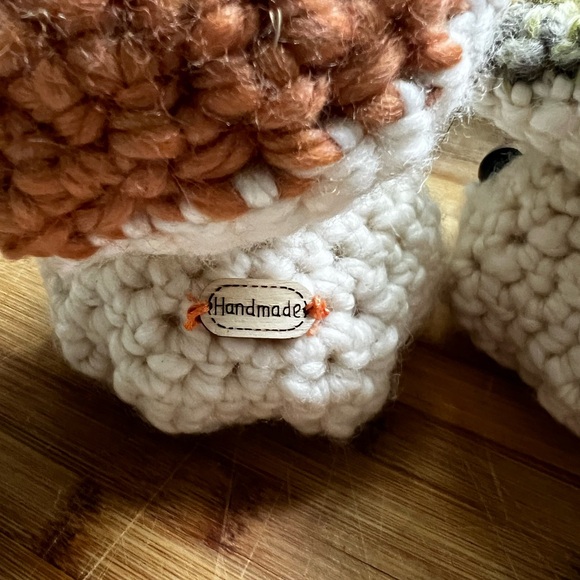 Pair of Handcrafted Mushroom Guys - Picture 4 of 9